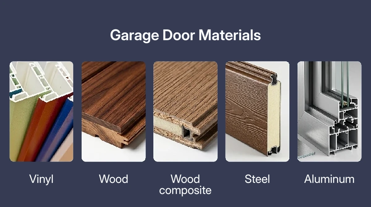 garage door materials