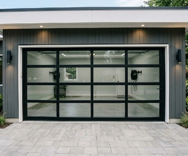 glass garage door